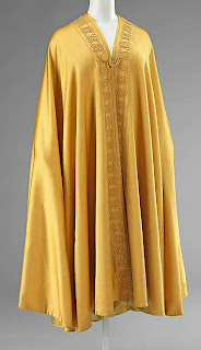 front view of opera cloak